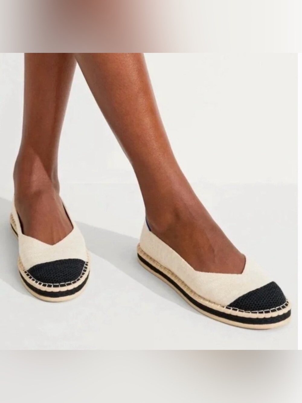 Rothy's Boardwalk Espadrille Flats Padded Insole Women's 8.5